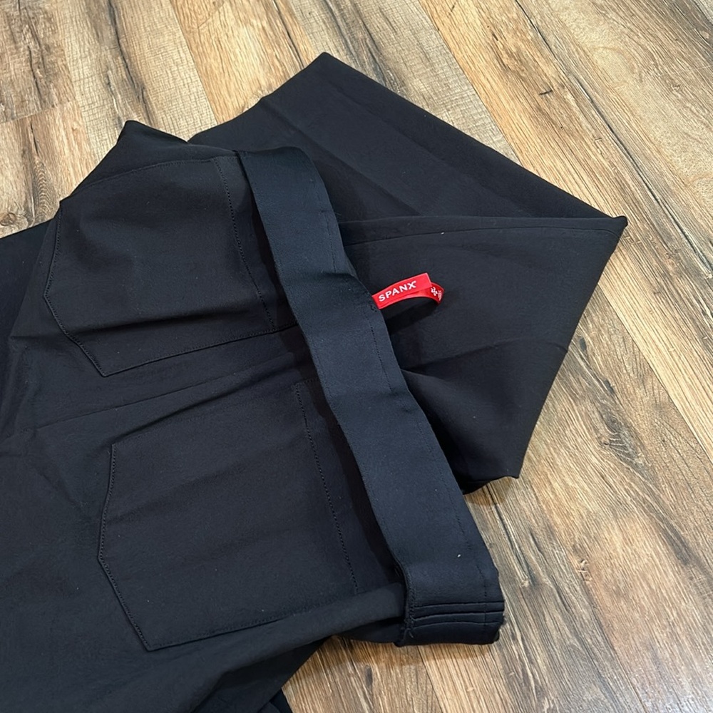 SPANX POLISHED ANKLE SLIM PANT SIZE SMALL WOMEN BLACK NEW - Picture 7 of 11